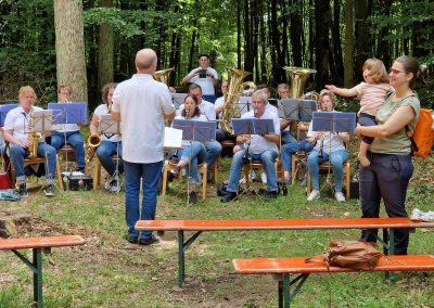 Ausrufung Königseiche im Kammerwald: …und die Musik kam voll an