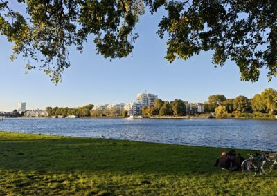 Ausrufung Ulme Berlin: seit etwa 250 Jahren der "Ulmenblick" auf die Spree – mit gewaltigen Veränderungen in der langen Zeit